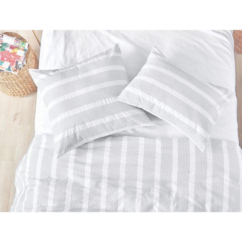 Mason Light Gray Cotton Full/Queen Bedspread Cover