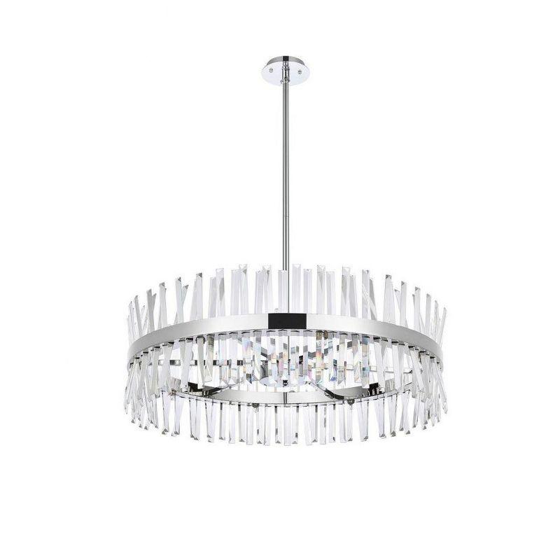 Serephina Chrome Crystal 16-Light Round Chandelier