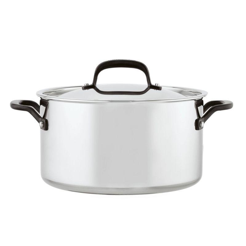 KitchenAid ® 10-Piece 5-Ply Clad Stainless Steel Cookware Set