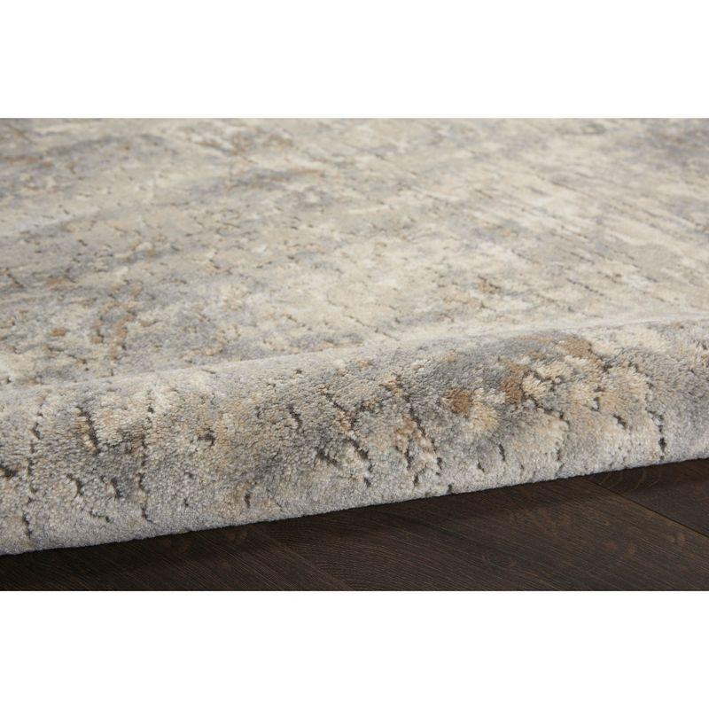 Nourison Concerto Abstract Contemporary Area Rug Beige Grey 3'9" x 5'9"