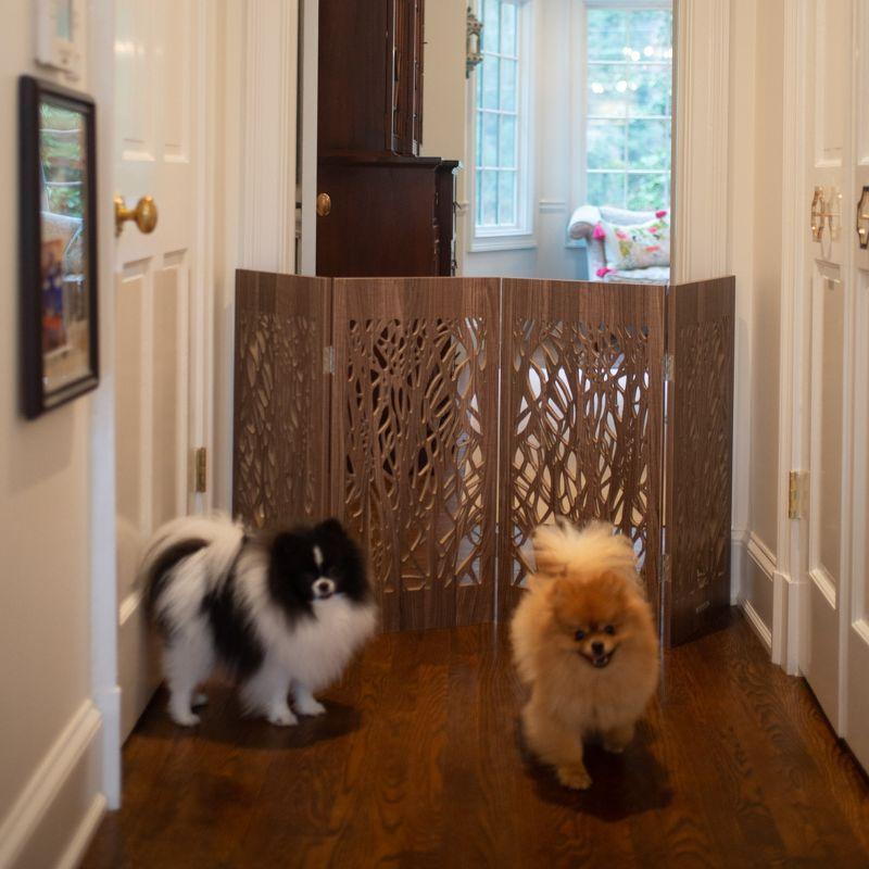 Delgado Wood Free Standing Pet Gate