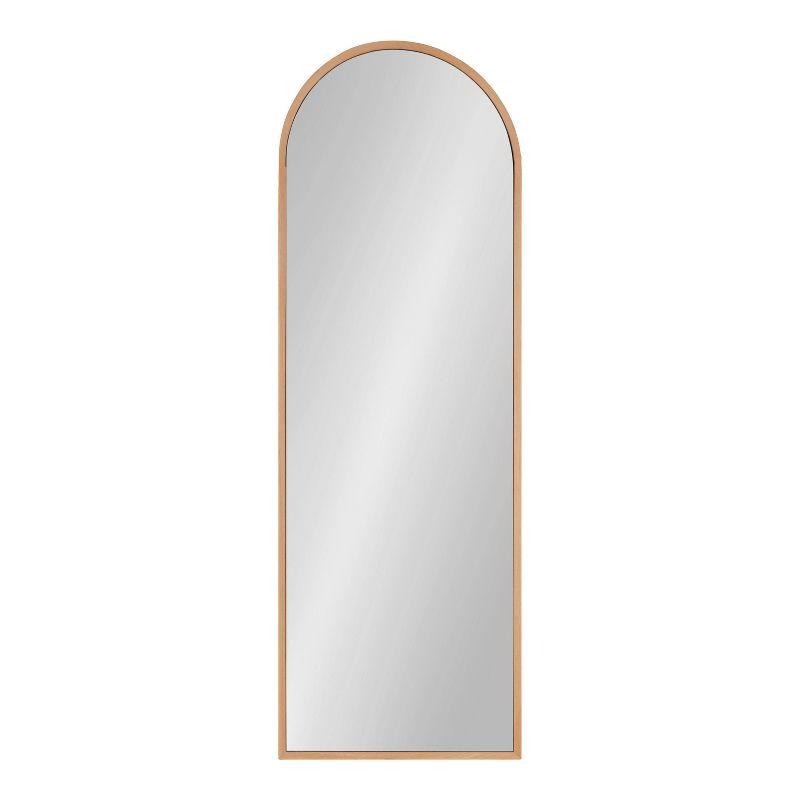 Nordlund Solid Beechwood Full-Length Arch Wall Mirror in Rustic Brown