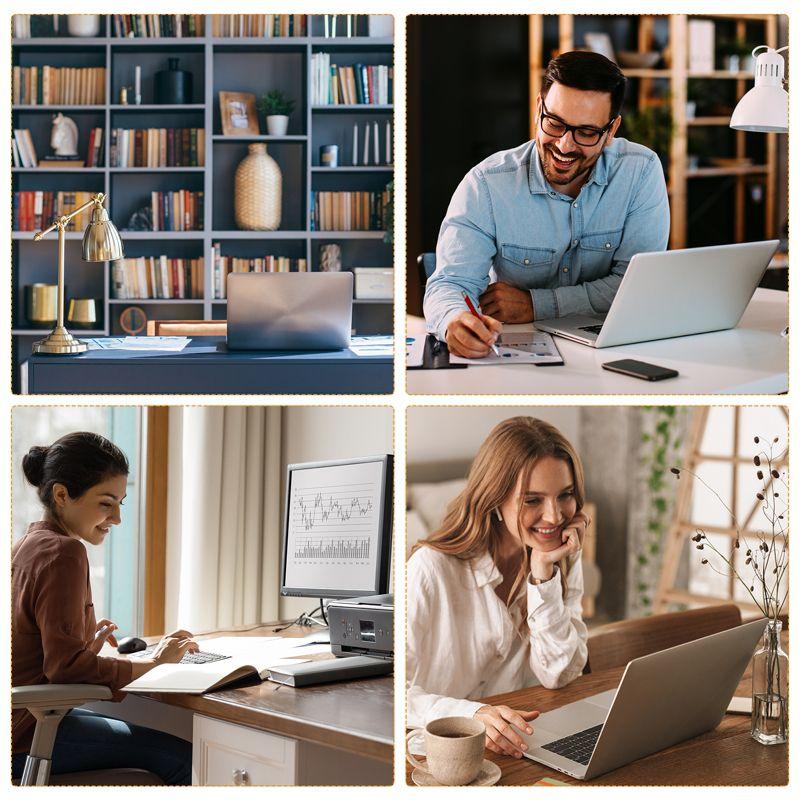 Unique Bargains Office Non-Slip Waterproof PVC Desk Mat Protector Green 28"x14"