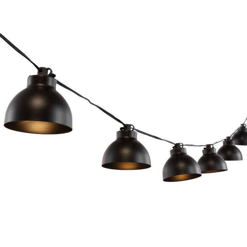 Claudie Black 10-Foot LED Outdoor String Lights