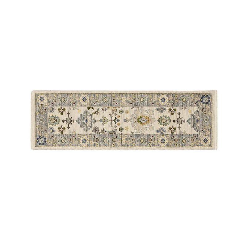 Oriental Weavers Lucca Traditional Rug 846H1 in Ivory Rectangle 1' 11" X 3'