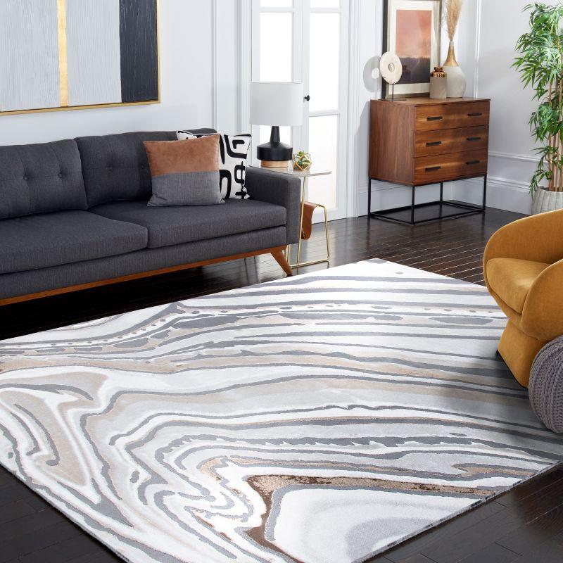 Craft CFT843 Loomed Indoor Area Rug - Gold/Grey - 9'x12' - Safavieh