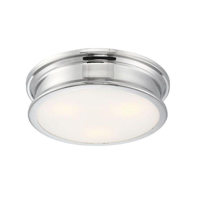 Savoy House Watkins 3 - Light Flush Mount in  Warm Brass