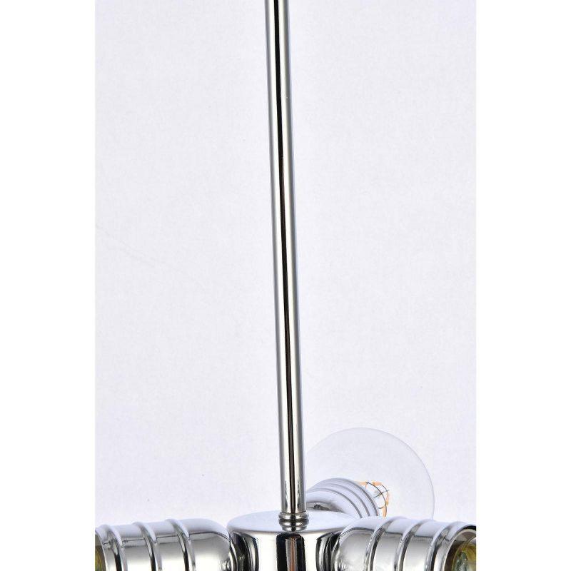 Elegant Lighting Reyes 3 lights chrome pendant