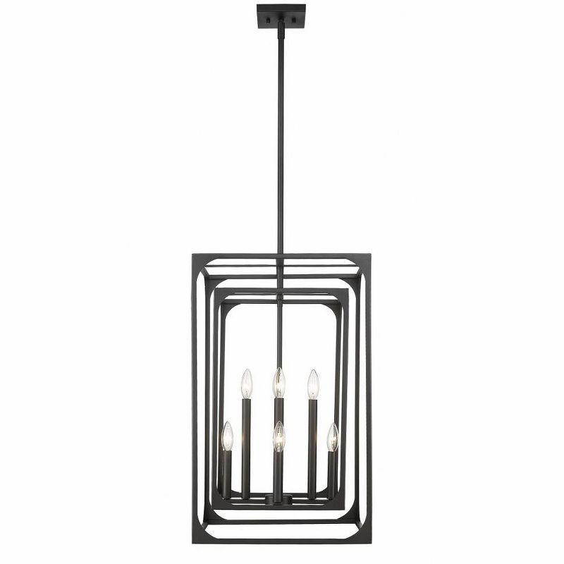 Z-Lite Easton 8 - Light Chandelier in  Matte Black