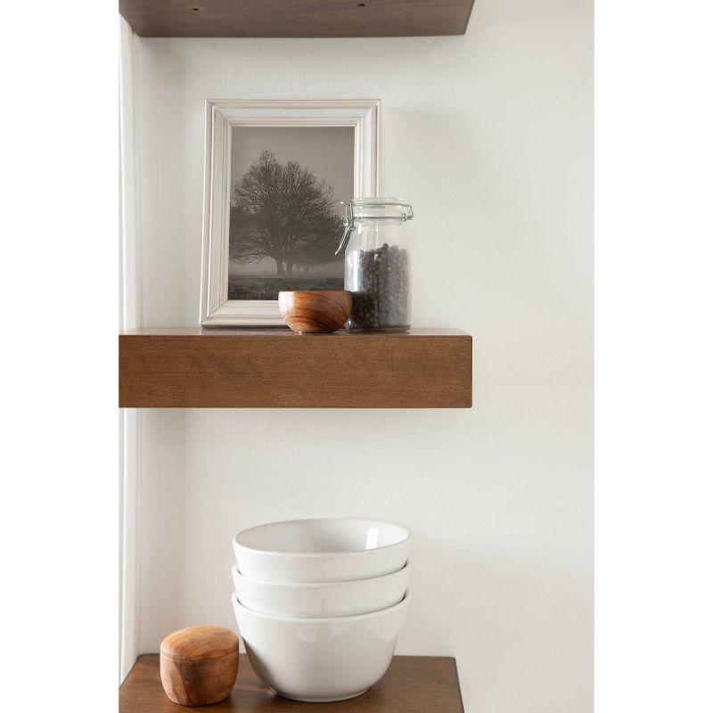 Kate & Laurel All Things Decor (Set of 3) 12" Havlock Wood Floating Shelves Rustic Brown