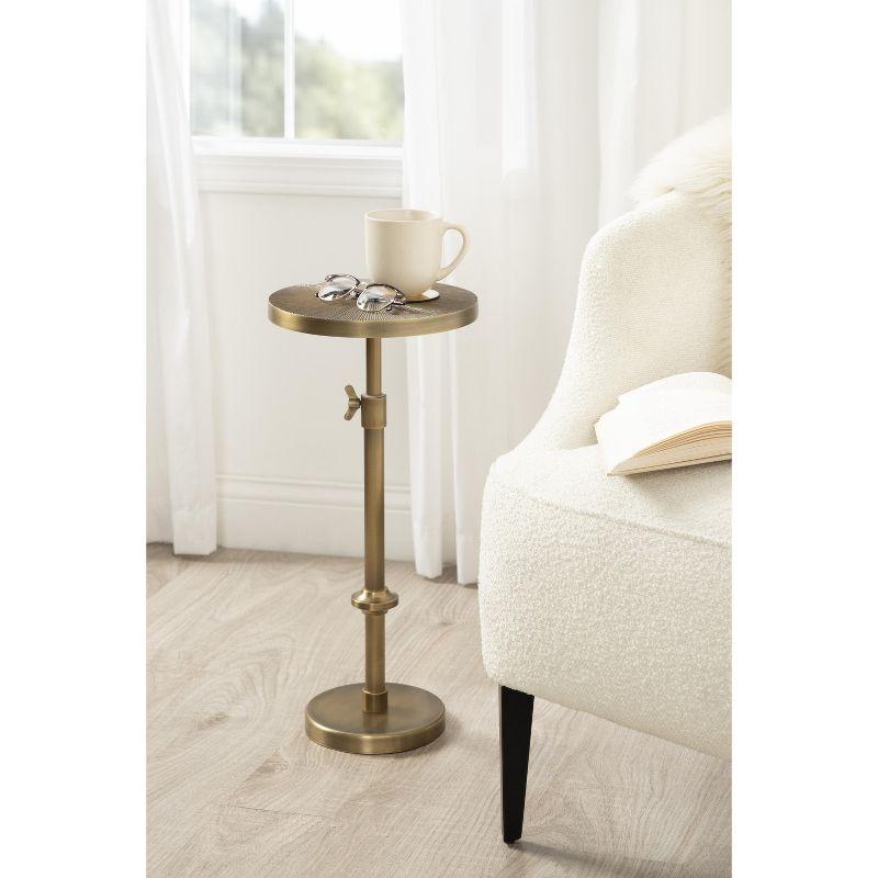 Kate and Laurel Engles Metal Table and Plant Stand