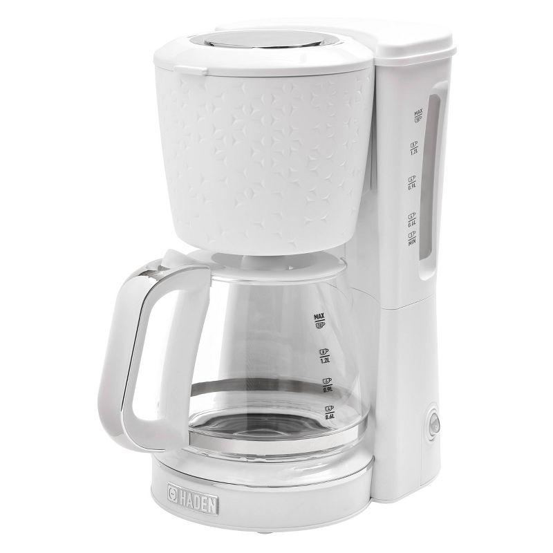 HADEN Starbeck White Drip Coffee Maker