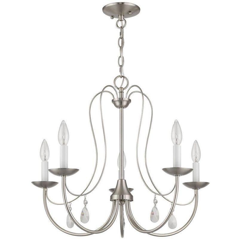 Livex Lighting Mirabella 5 - Light Chandelier in  Brushed Nickel