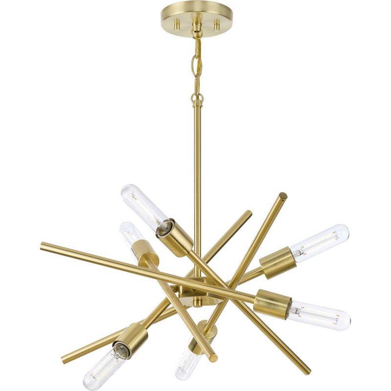 Everly Quinn Astra 6 - Light Dimmable Sputnik Sphere Chandelier