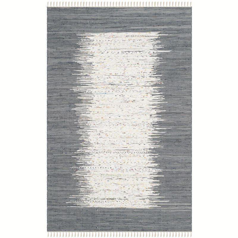 Montauk MTK711 Hand Woven Indoor Area Rug - Ivory/Grey - 5'x8' - Safavieh.