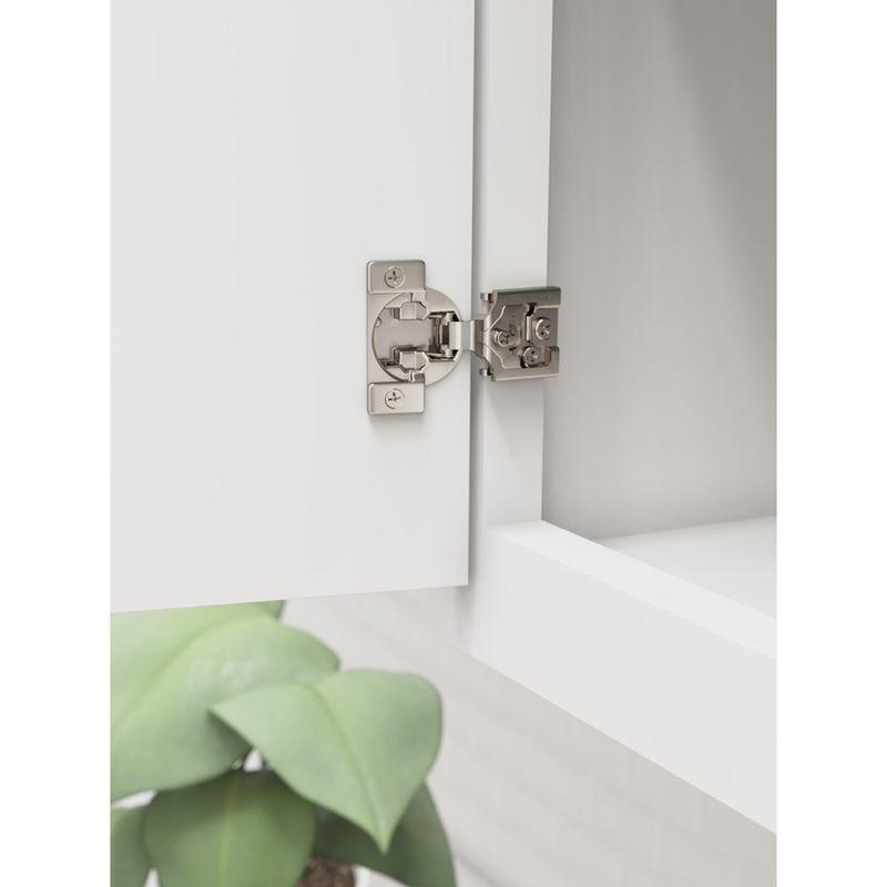 Amerock Concealed Compact Hinge for Face Frame Cabinets, 2 Pack