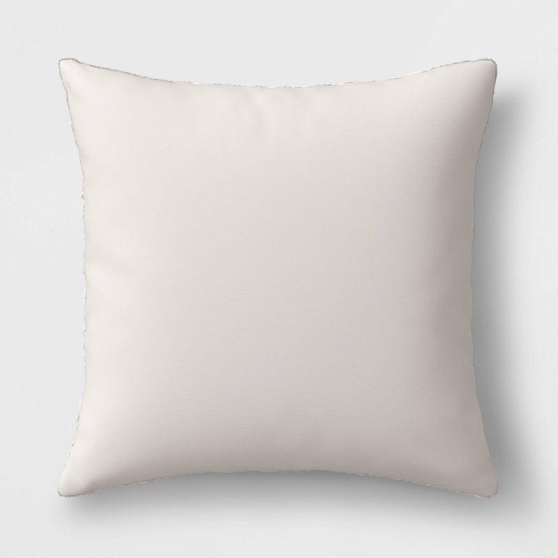 Woven Cotton Textured Square Throw Pillow - Threshold™