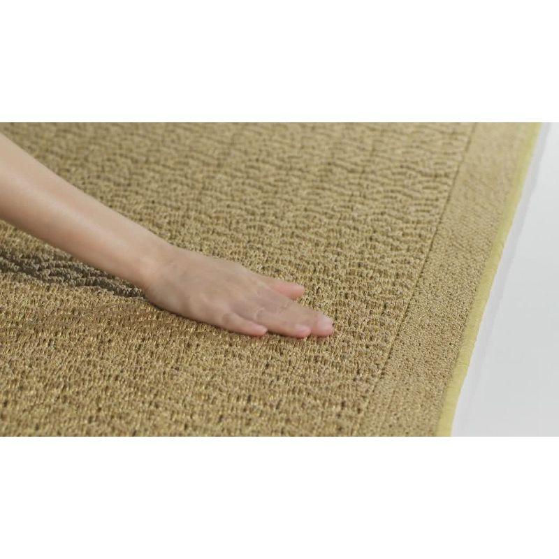 Palm Beach Jacquard Weave Sisal With Latex Geometric Rug