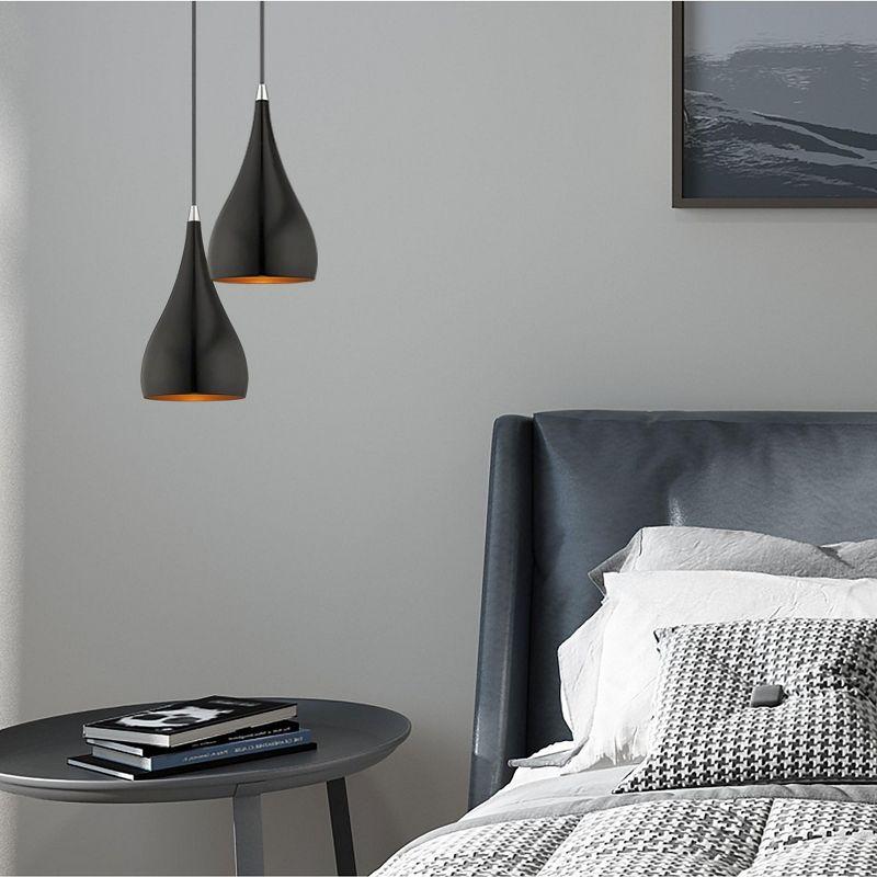 Schultz Single Light Metal Dimmable Pendant