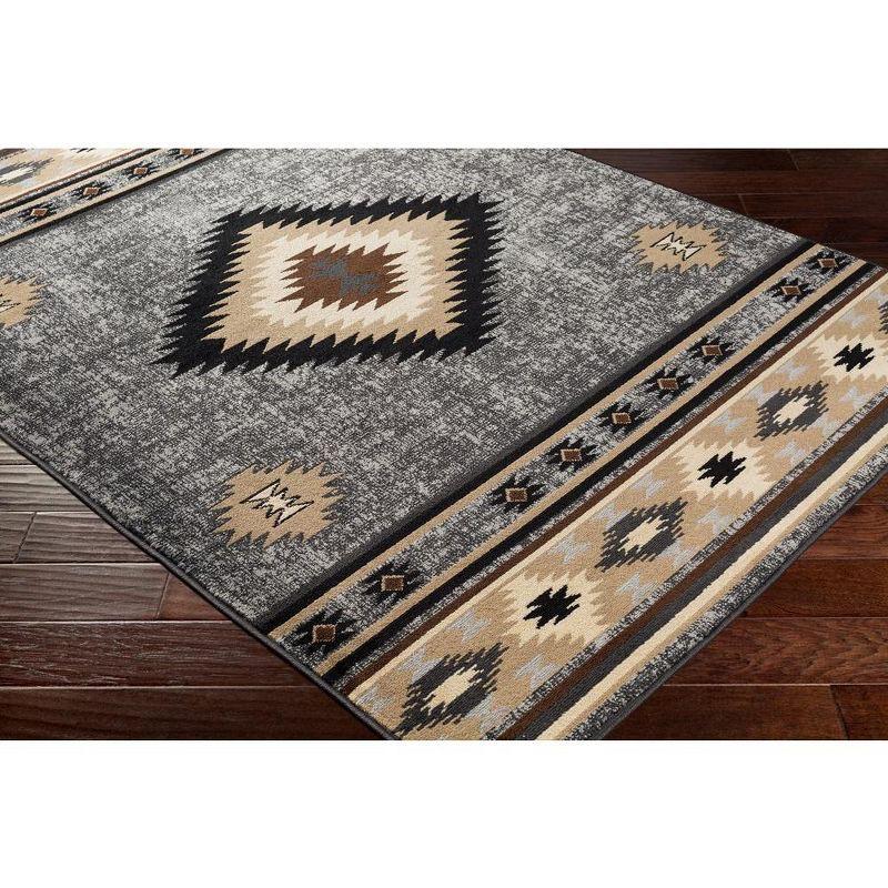 Mark & Day Oxbow 7'10"x11'2" Rectangle Woven Indoor Area Rugs Charcoal