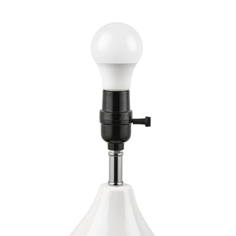 Everly Quinn 2-Tone Ceramic Table Lamp Set of 2 (Set of 2)