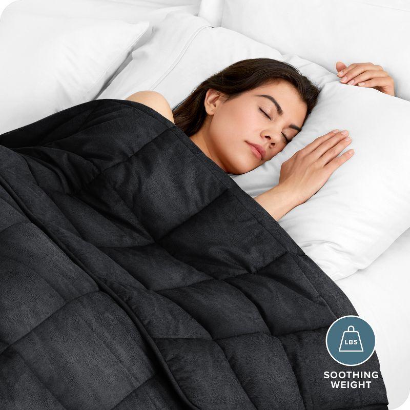 Bare Home Minky Fleece Weighted Blanket