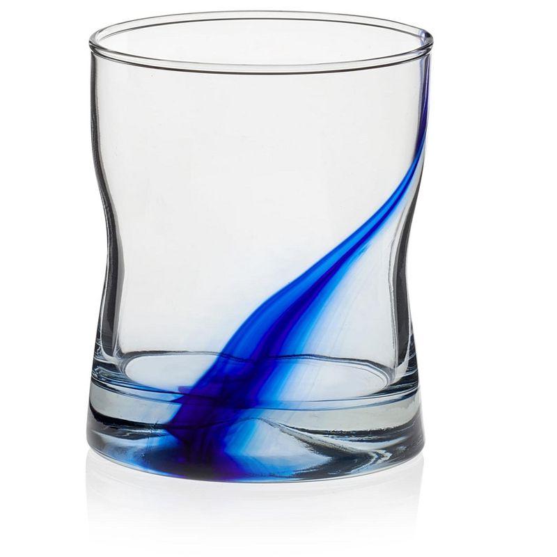 Blue Ribbon Libbey Impressions Rocks Glasses (Set of 8)