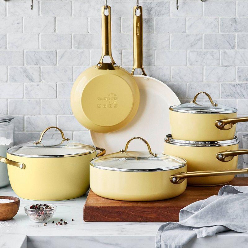 GreenPan Reserve Hard Anodized Healthy Ceramic Nonstick 10 Piece Cookware Set