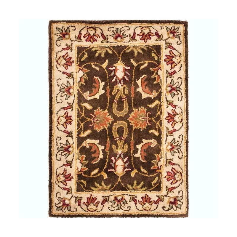 Heritage HG818 Handmade Accent Rug - 2'x3' - Brown/Beige - Safavieh