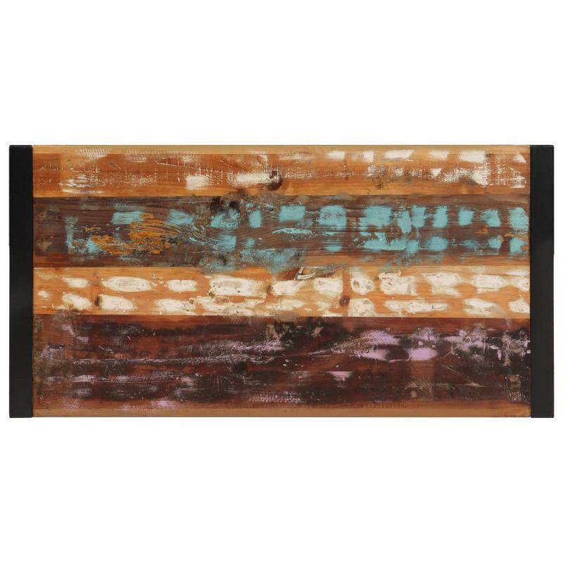 vidaXL Coffee Table Multicolor Solid Reclaimed Wood 47.2 in long Durable