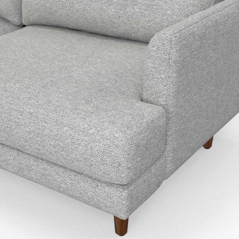 90" Chloris Mid-Century Sofa Mist Gray - WyndenHall