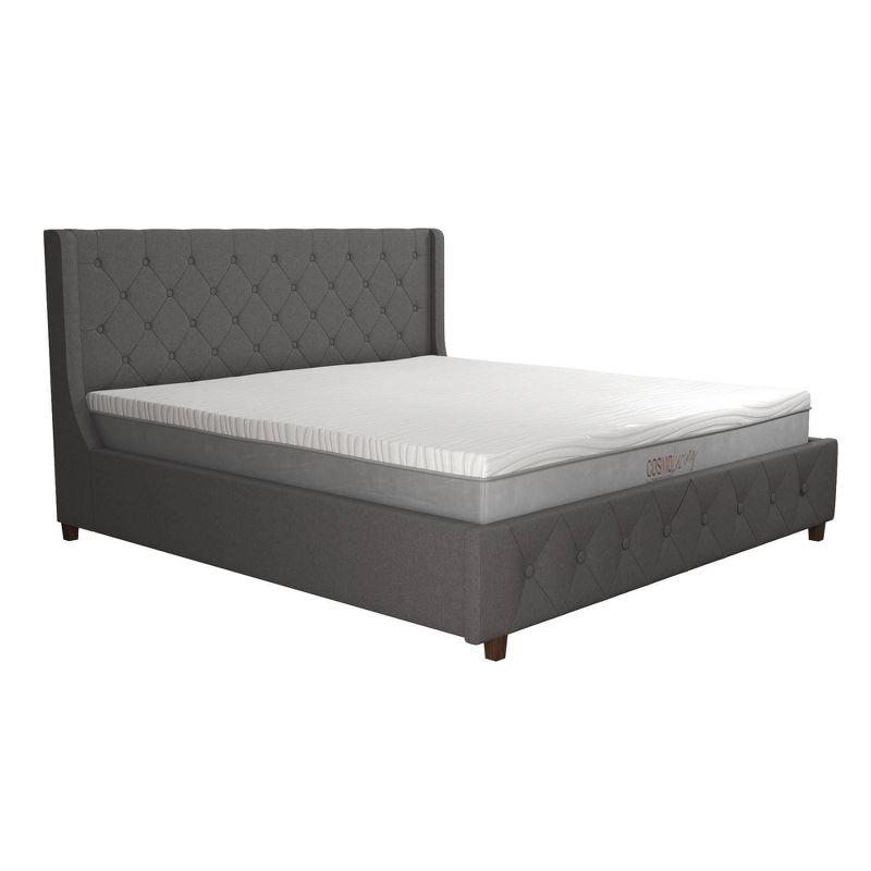 CosmoLiving by Cosmopolitan Mercer Tufted Upholstered Platform Bed