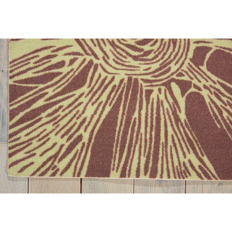 Nourison Home & Garden Green Indoor/Outdoor Area Rug RS022 7'9" x 10'10"