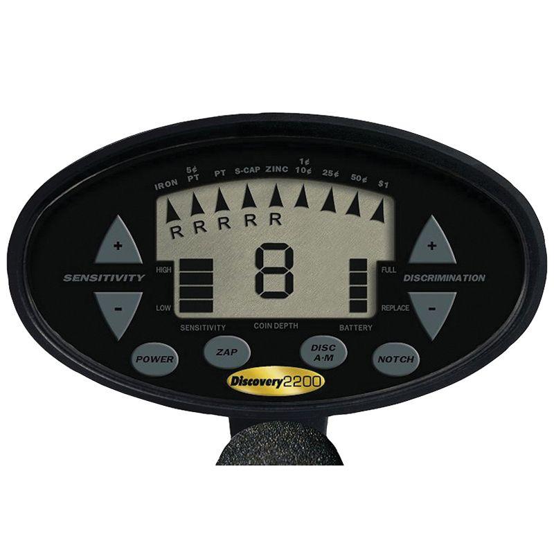 Bounty Hunter® Discovery® 2200 Metal Detector in Black