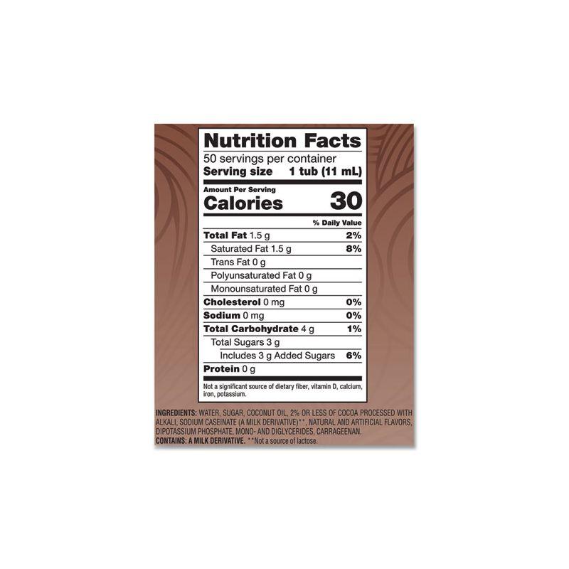 Coffee mate Liquid Coffee Creamer, Cafe Mocha, 0.38 oz Mini Cups, 50/Box