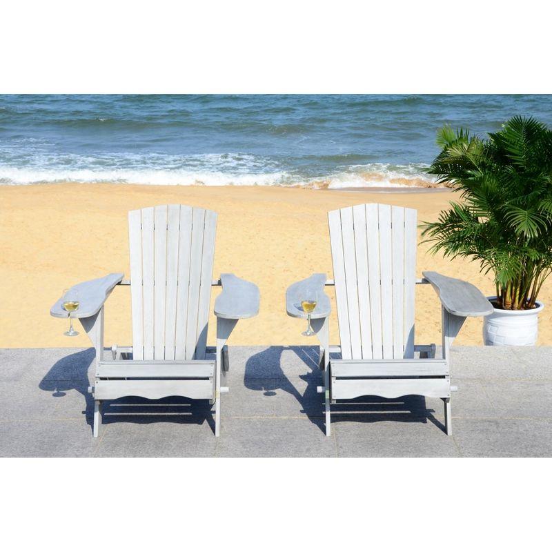Breetel Adirondack 2 Per Box Indoor/Outdoor (Set Of 2) - PAT7034 - Grey - Safavieh