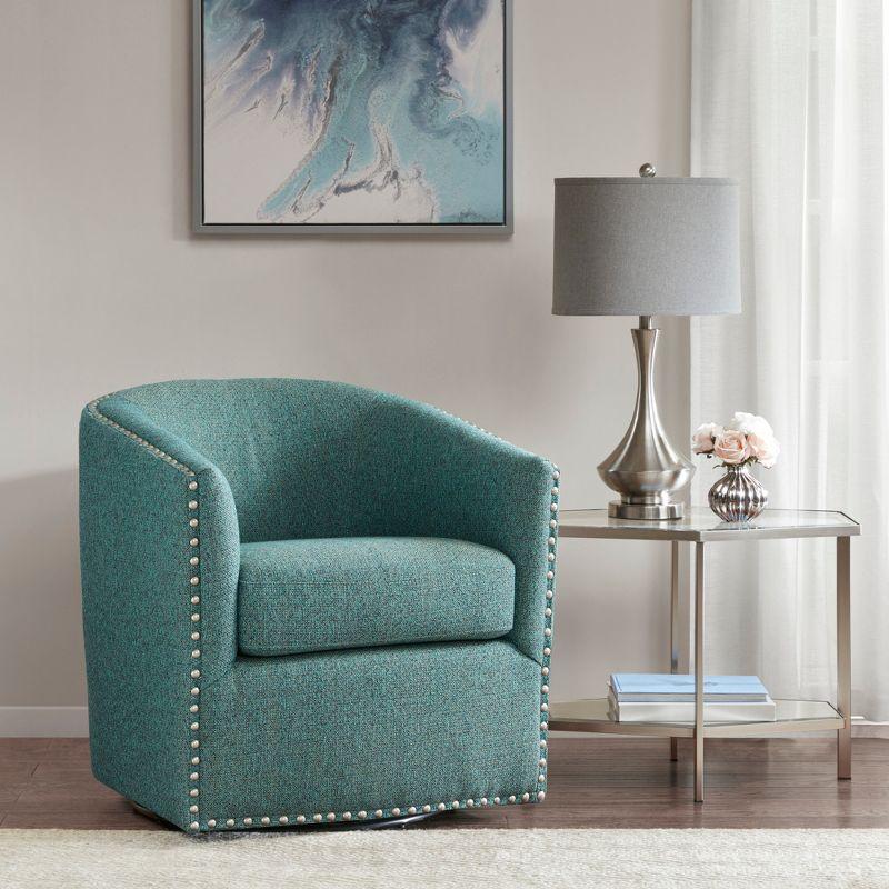 Sheldon Swivel Chair Teal