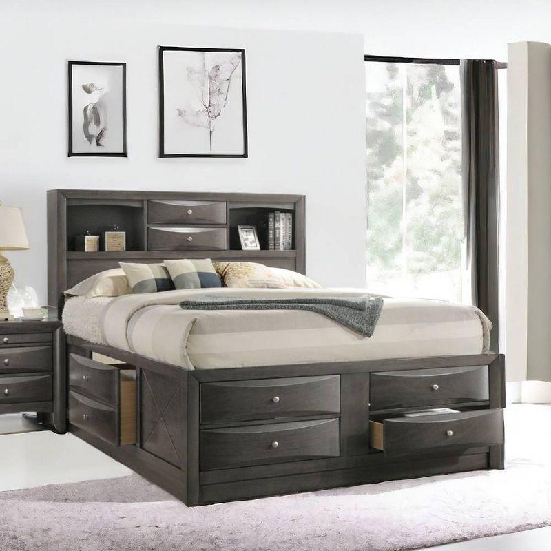 Wildon Home® Elyne Bookcase Storage Bed