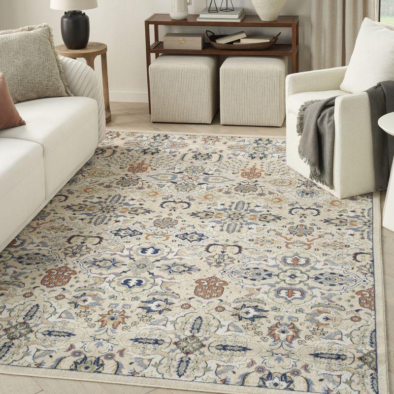 Nourison Allur Boho Indoor Area Rug Beige 9'x12'