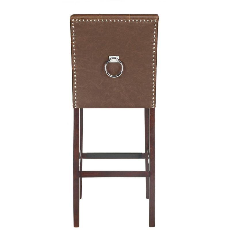 Nikita Bar Stool (Set of 2) - BST6302 - Brown/Espresso - Safavieh