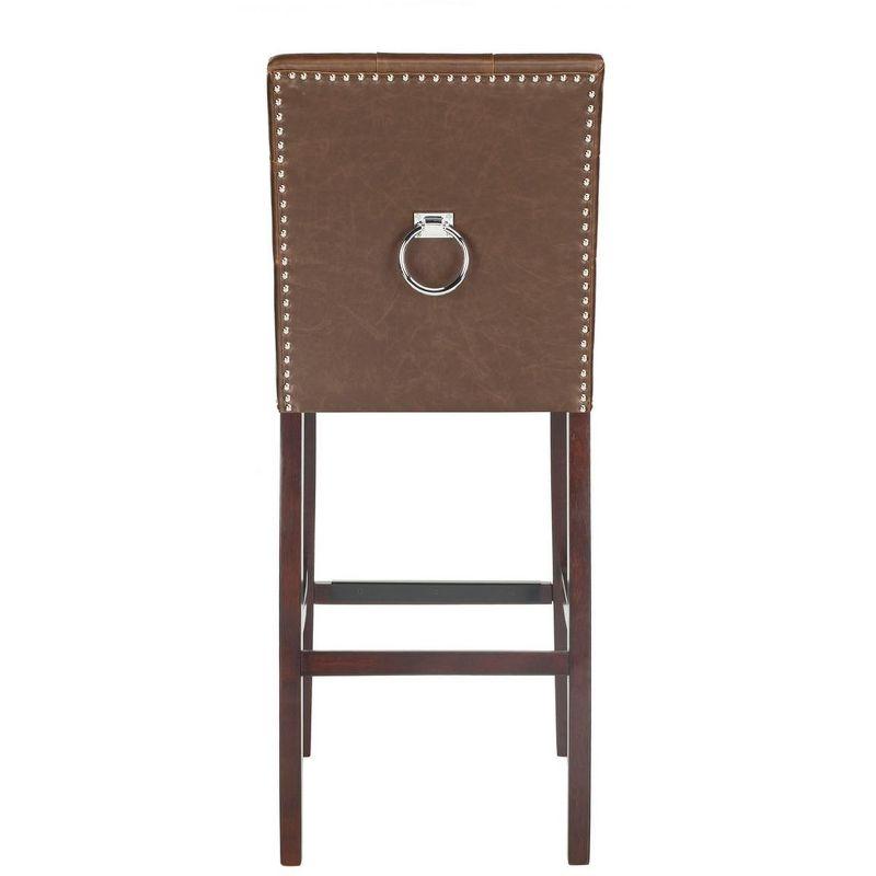 Nikita Bar Stool (Set Of 2) - Brown/Espresso - Safavieh