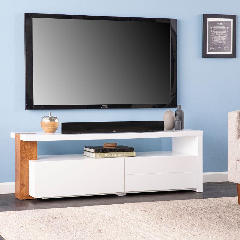Harliston Contemporary Media Stand w/ Storage - MS1164813 - White - SEI