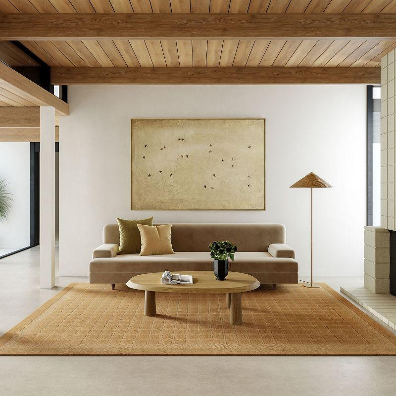 Latitude Run® Fritz Checkered Wool Area Rug