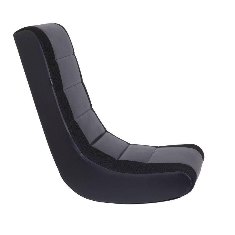 Video Rocker Gaming Chair Black - The Crew Furniture: Ergonomic Rocking Design, No Assembly Required