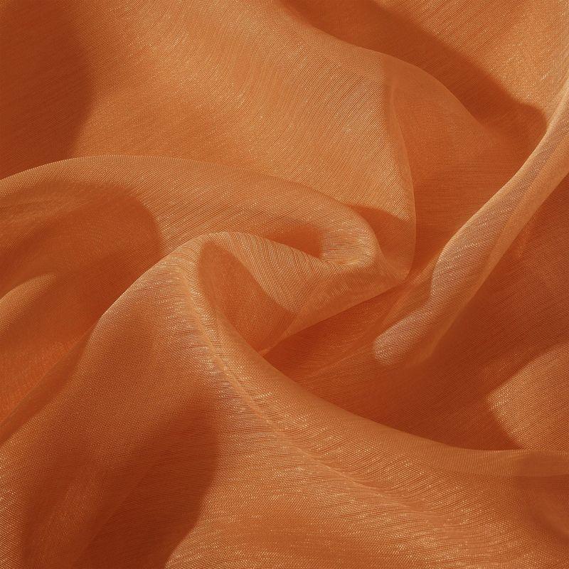 Dainty Home Solid Sheer Curtains for Living Room and Bedroom 110"W x 84"L Window Sheers Window Drapes (Set of 2)