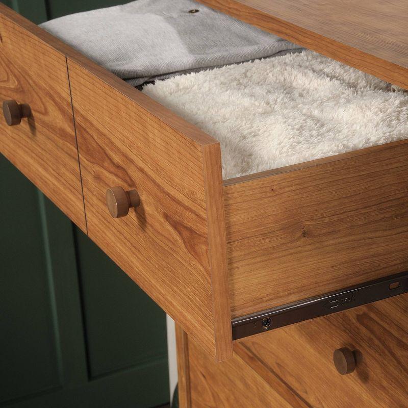 Prairie Cherry 4-Drawer Vertical Chest with Extra Deep Drawers