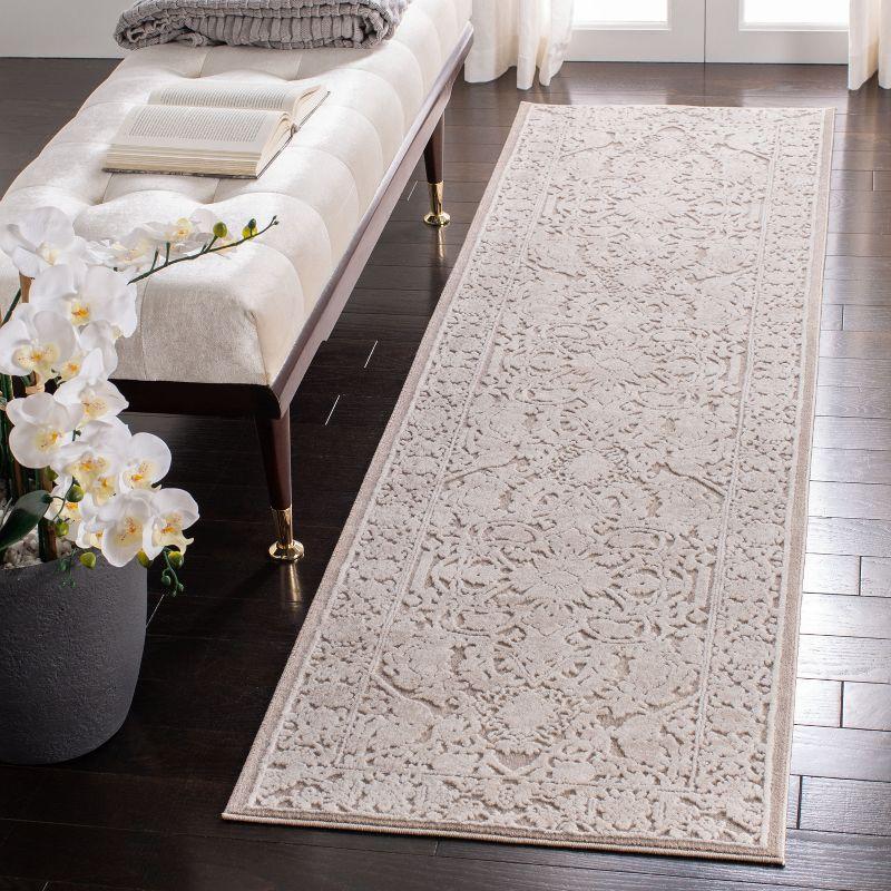 Reflection RFT665 Power Loomed Indoor Runner Rug - 2'3"x6' - Beige/Cream - Safavieh