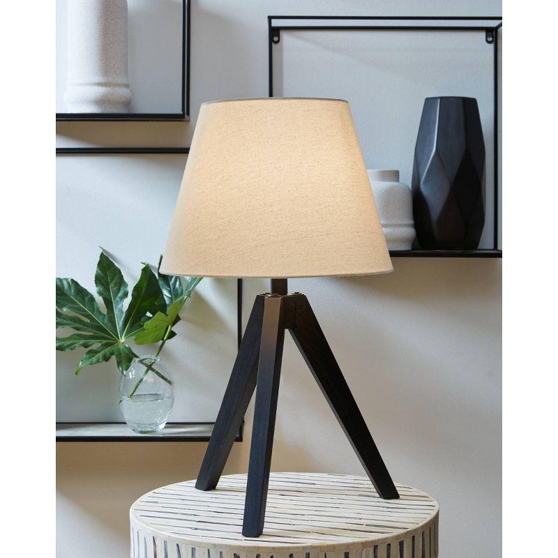 Hacı Solid Wood Tripod Lamp