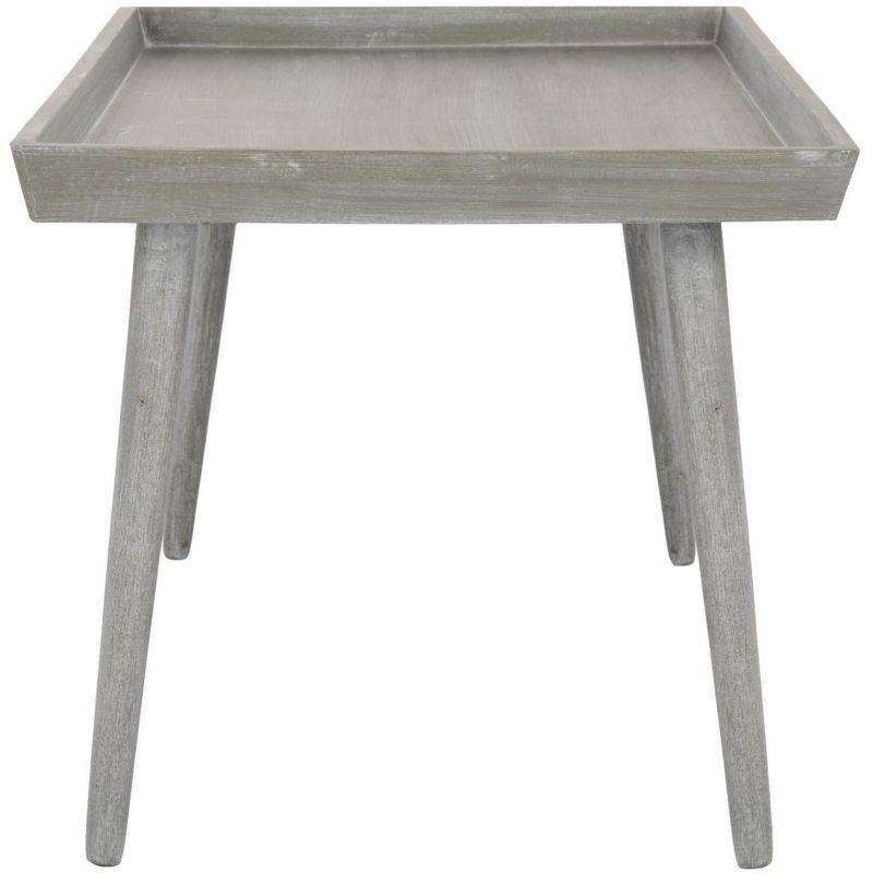 Nonie Coffee Table With Tray - Slate Grey - Safavieh