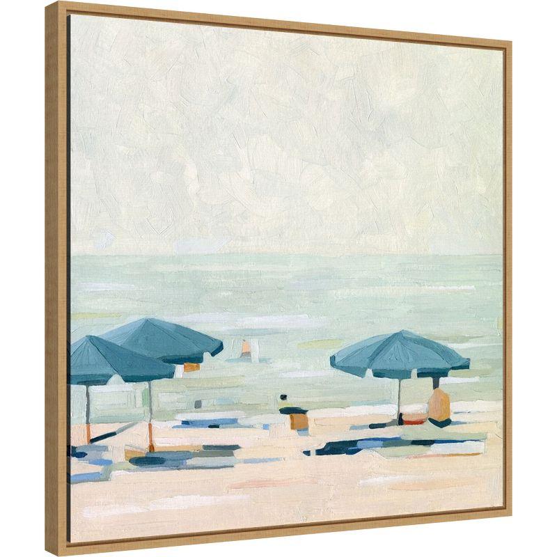 Amanti Art If Its the Beaches II by Emma Scarvey Canvas Wall Art Print Framed 22 x 22-in.